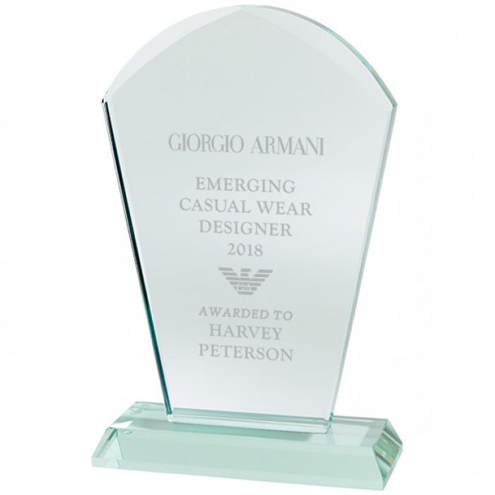 EXPLORER STAR JADE GLASS AWARD - 190MM - AVAILABLE IN 3 SIZES